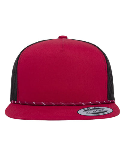 YP Classics Classic Five-Panel Trucker Rope Cap 6006BD