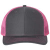 Charcoal/ Neon Pink
