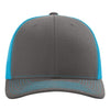 Charcoal/ Neon Blue