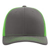 Charcoal/ Neon Green