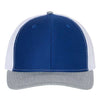 Royal/ White/ Heather Grey