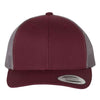 Maroon/ Grey