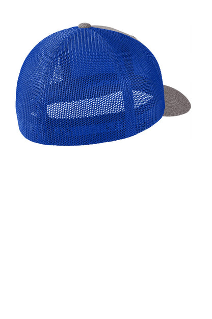 Port Authority  Flexfit  Melange Mesh Back Trucker Cap C302