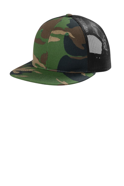 Port Authority Snapback Flat Bill Trucker Cap C407
