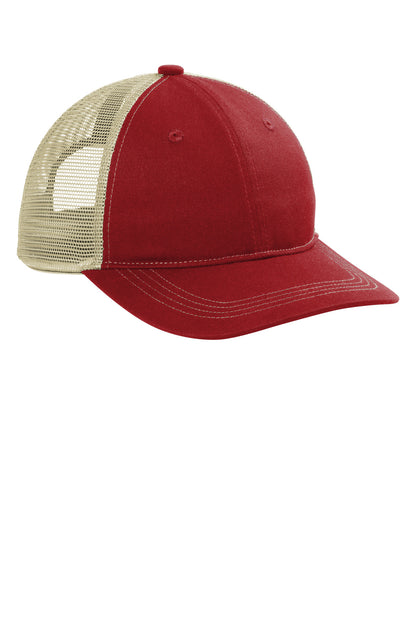 Port Authority Unstructured Snapback Trucker Cap C409