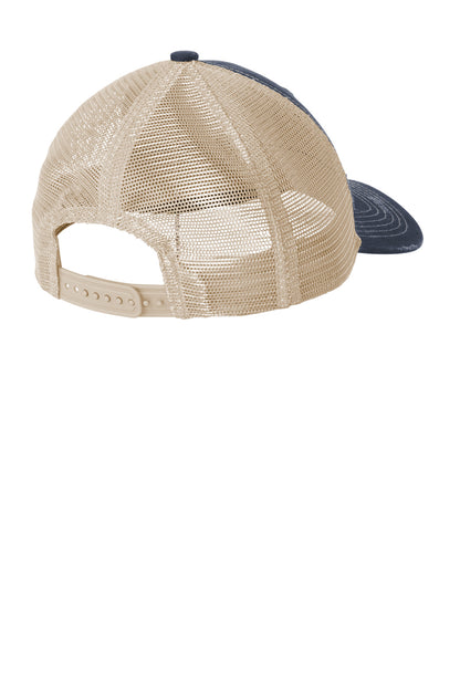Port Authority Distressed Mesh Back Cap C600
