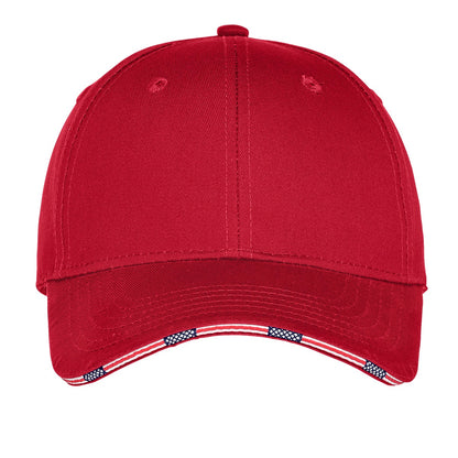 Port Authority Americana Flag Sandwich Cap. C829