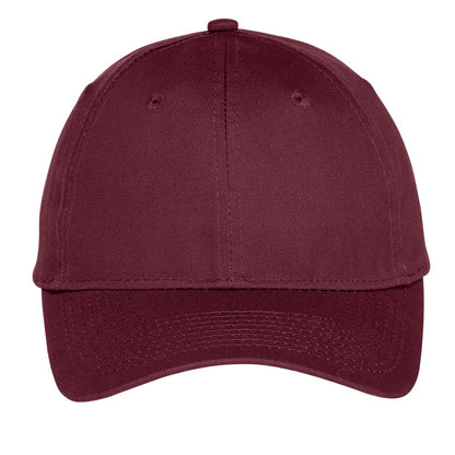 Port Authority Six-Panel Unstructured Twill Cap. C914