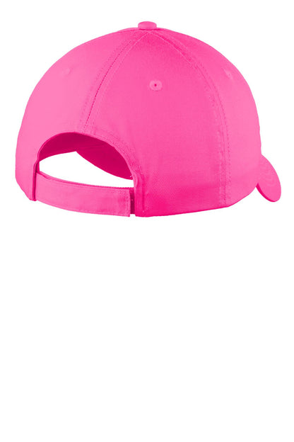 Port Authority Six-Panel Unstructured Twill Cap. C914