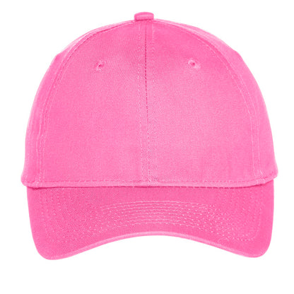 Port Authority Six-Panel Unstructured Twill Cap. C914