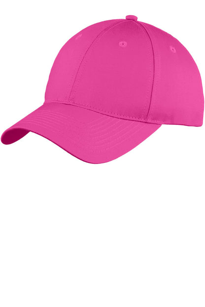Port Authority Six-Panel Unstructured Twill Cap. C914