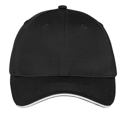 Port Authority Unstructured Sandwich Bill Cap. C919