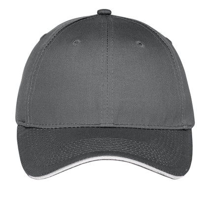 Port Authority Unstructured Sandwich Bill Cap. C919