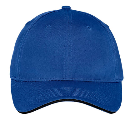 Port Authority Unstructured Sandwich Bill Cap. C919