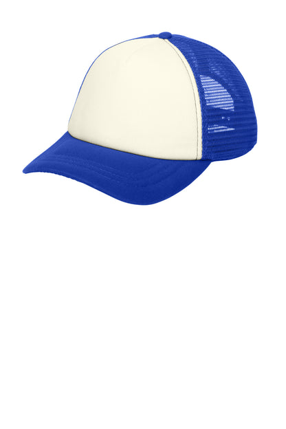 Port Authority  5-Panel Twill Foam Trucker Cap. C936