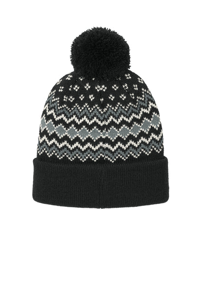 Port Authority Alpine Pom Beanie C991