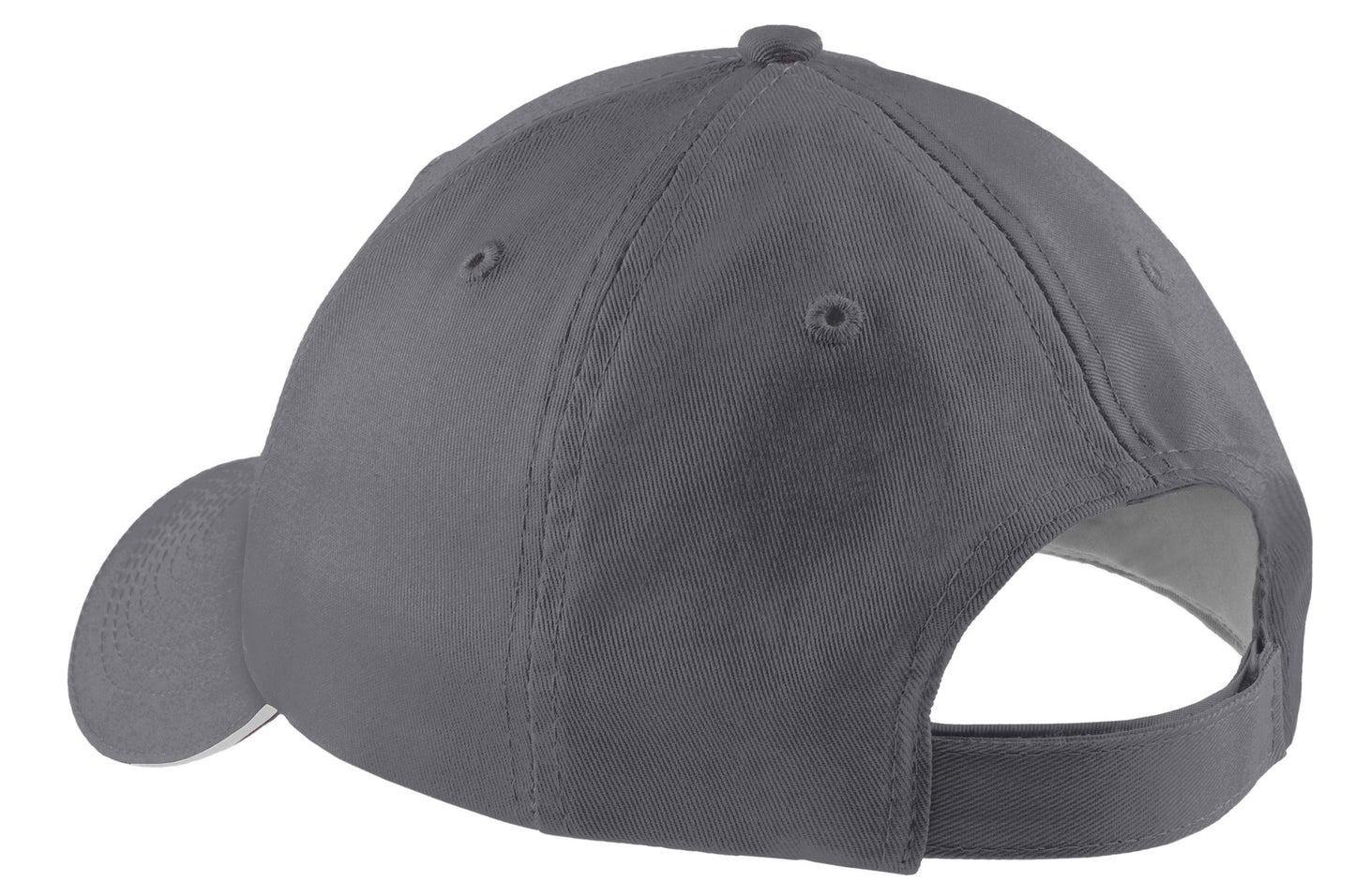 Port Authority Cotton Twill Sandwich Bill Cap.  CP85