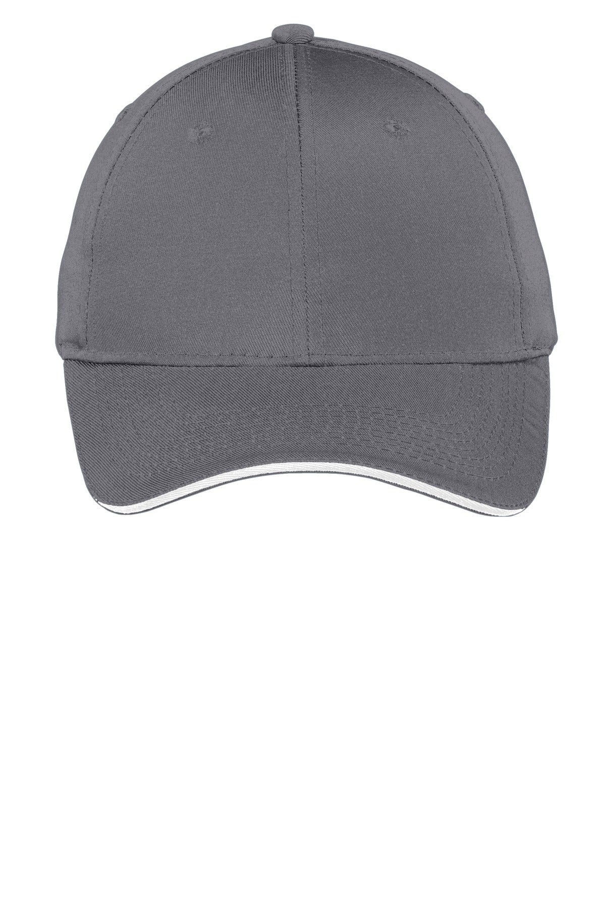 Port Authority Cotton Twill Sandwich Bill Cap.  CP85