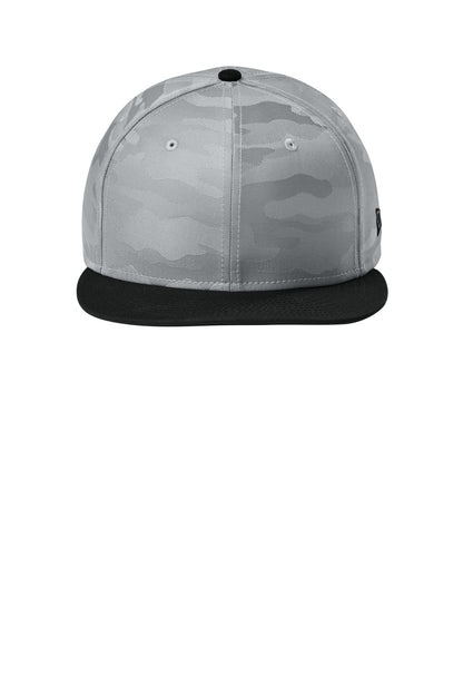 New Era  Camo Flat Bill Snapback Cap NE407