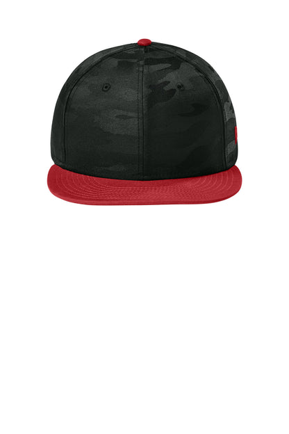 New Era  Camo Flat Bill Snapback Cap NE407