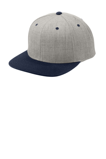 Sport-Tek YP Classics Flat Bill Snapback Cap. STC19