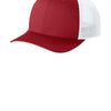 Deep Red/ White