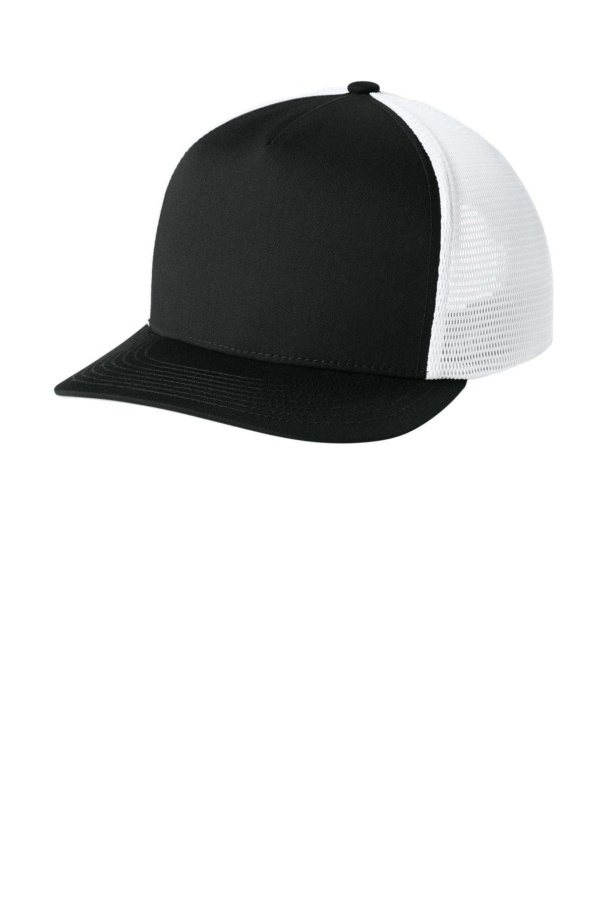 Sport-Tek Stretch-Tek 5-Panel Trucker Cap STC75
