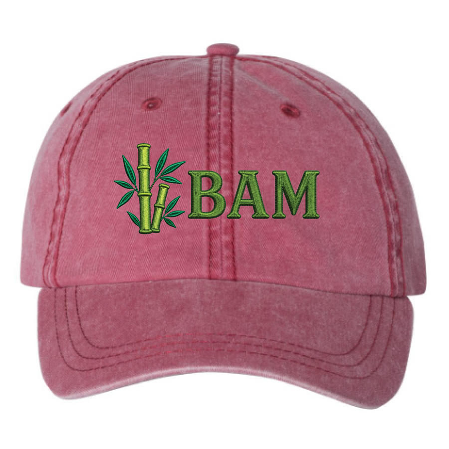 BAM Mahjong Pigment-Dyed Hat – Cardinal