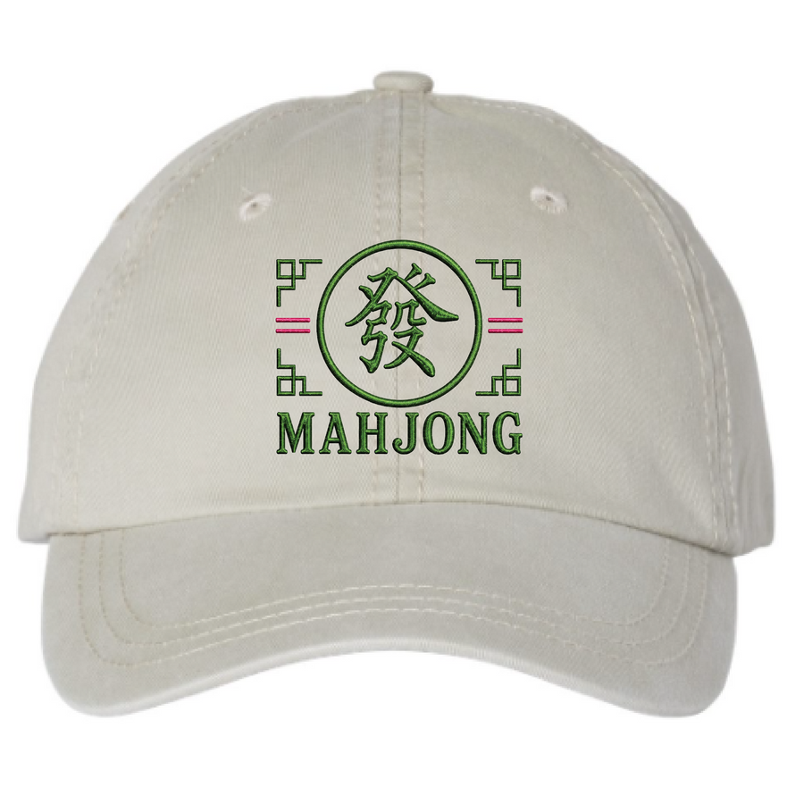 Classic Mahjong Character Hat – Stone