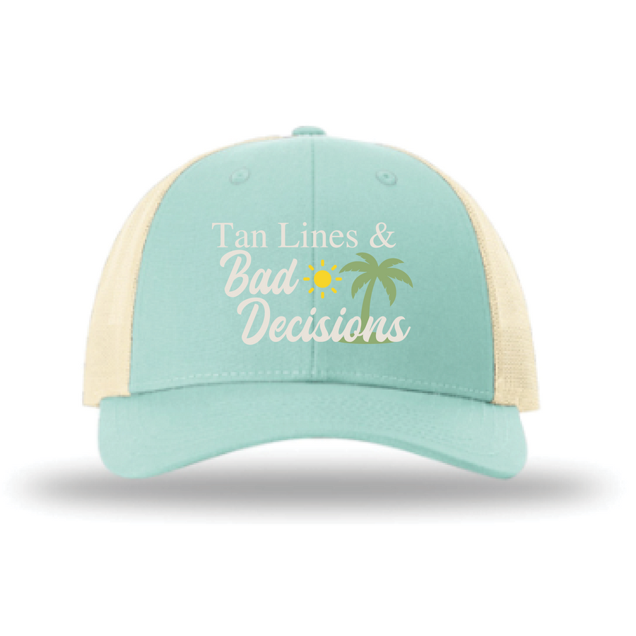 Tan Lines & Bad Decisions Richardson 115 Aruba Blue Beach Hat