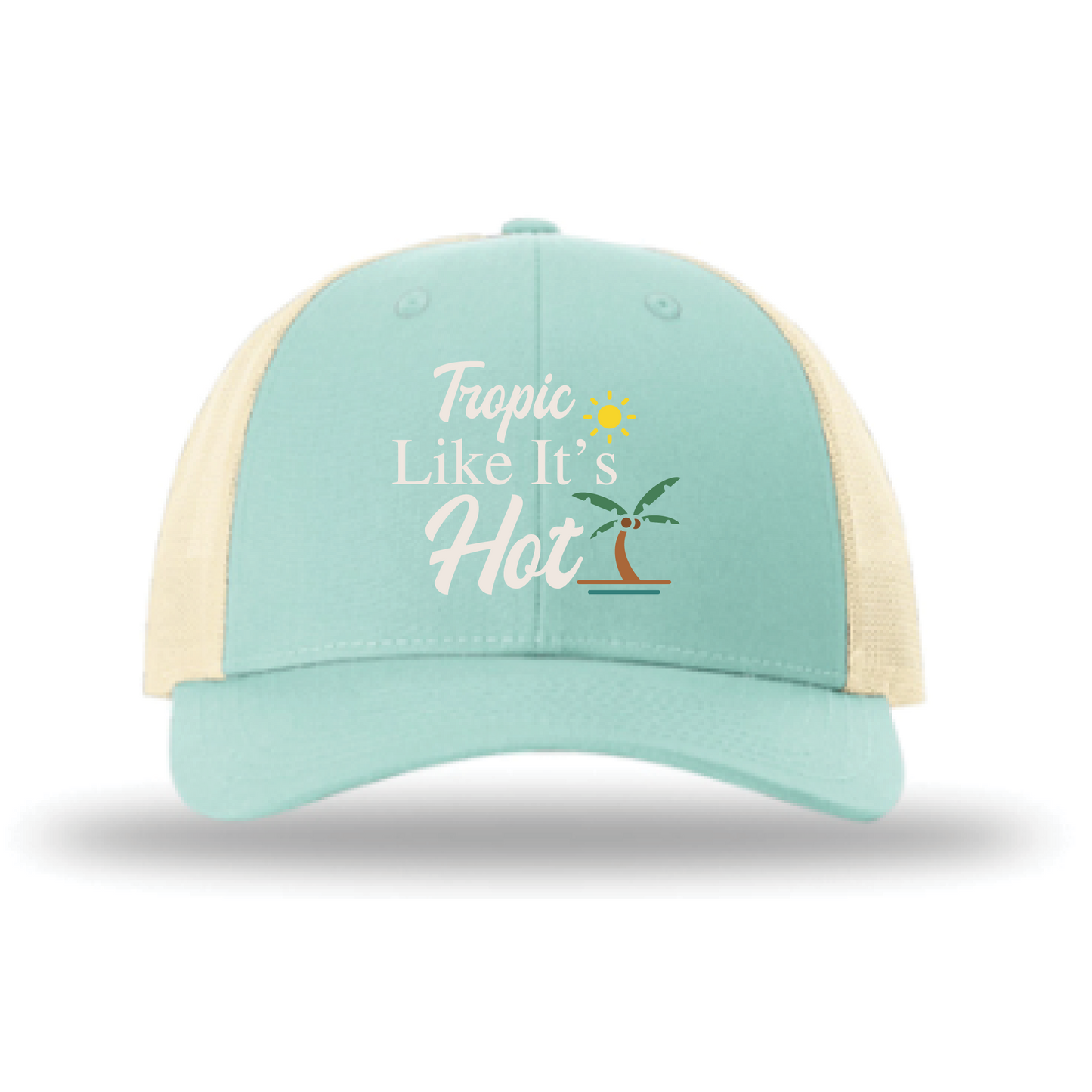 Tropic Like It's Hot Richardson 115 Aruba Blue Beach Hat
